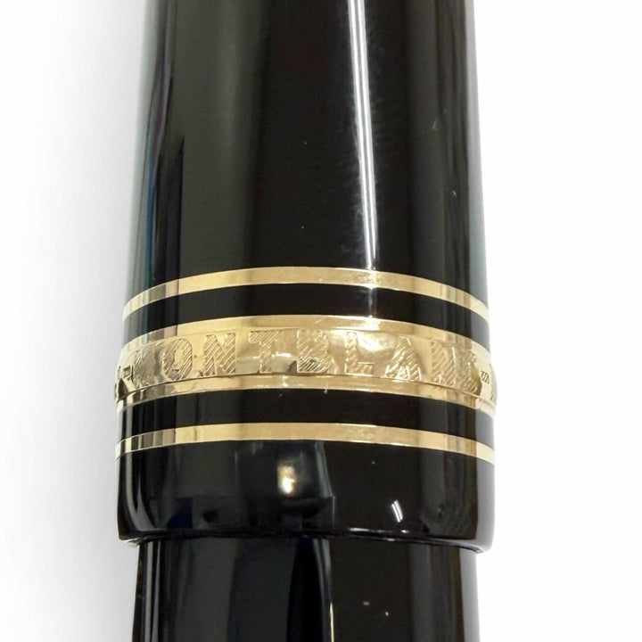 Excellent MONTBLANC fountain pen Meisterstück 149 black 18K mens