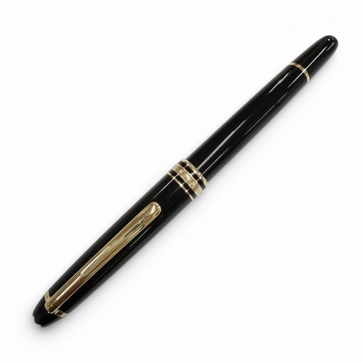 Great MONTBLANC fountain pen Meisterstück Classic white star black 14K mens