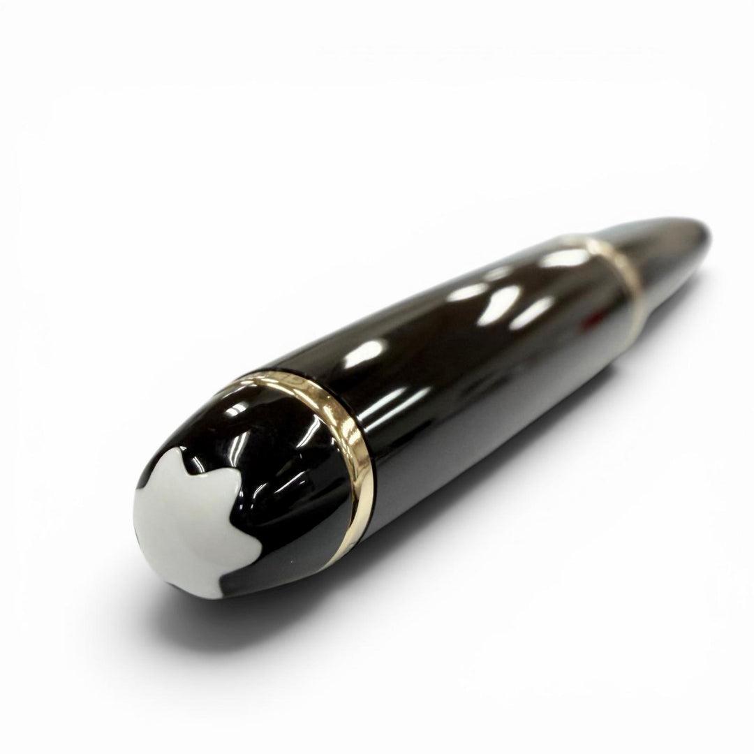 Great MONTBLANC fountain pen Meisterstück Classic white star black 14K mens