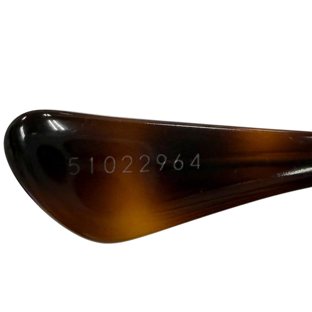 Very Good CHROME HEARTS Glasses RUMPLEFORESKIN Marble Brown 925 mens
