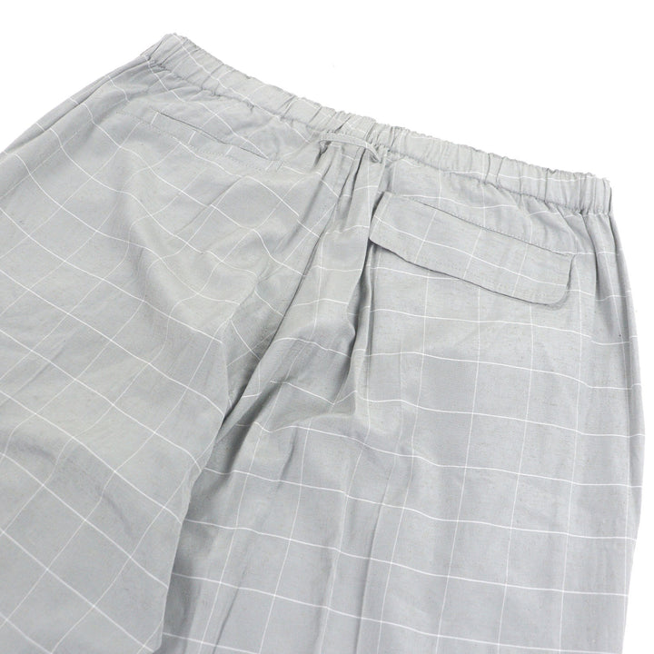 Pristine UNDERCOVER Pants Windowpane Cross Easy Pants Tapered