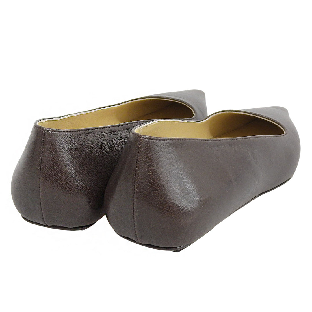 Excellent BOTTEGAVENETA pumps Dark brown leather Women 36.5