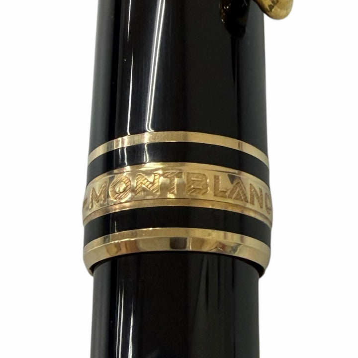 Excellent MONTBLANC fountain pen Meisterstück Classic Pix black 14K mens