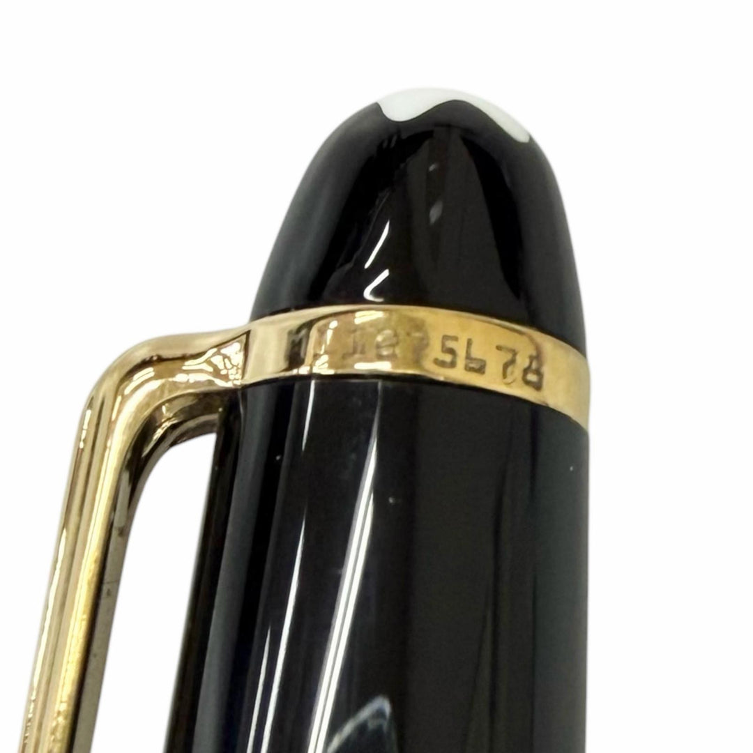 Excellent MONTBLANC fountain pen Meisterstück Classic Pix black 14K mens