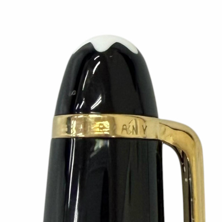 Excellent MONTBLANC fountain pen Meisterstück Classic Pix black 14K mens