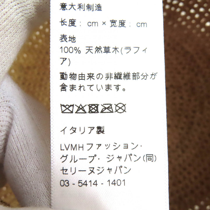 Excellent CELINE Triomphe bucket hat current product Raffia M AA08JA277.03HF