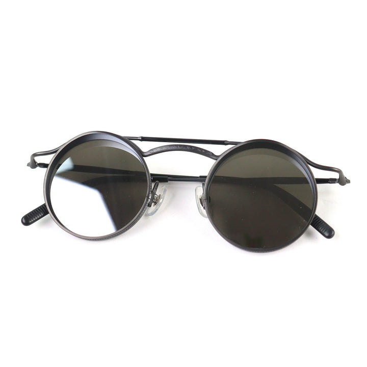 Excellent MATSUDA sunglasses Two Bridge Round Matt black mens 2903H