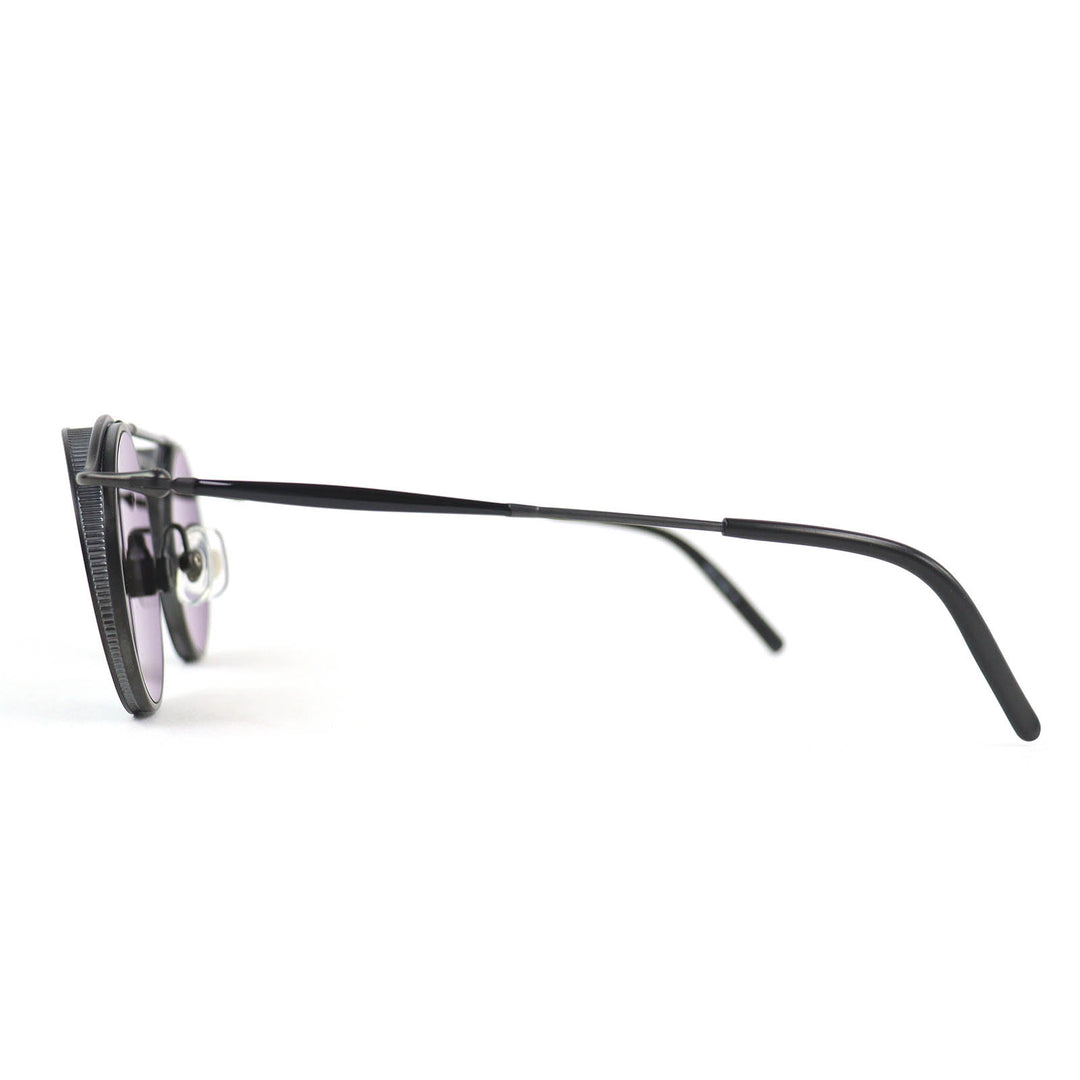 Excellent MATSUDA sunglasses Two Bridge Round Matt black mens 2903H