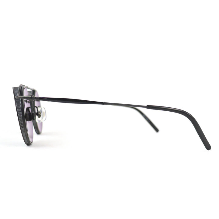 Excellent MATSUDA sunglasses Two Bridge Round Matt black mens 2903H