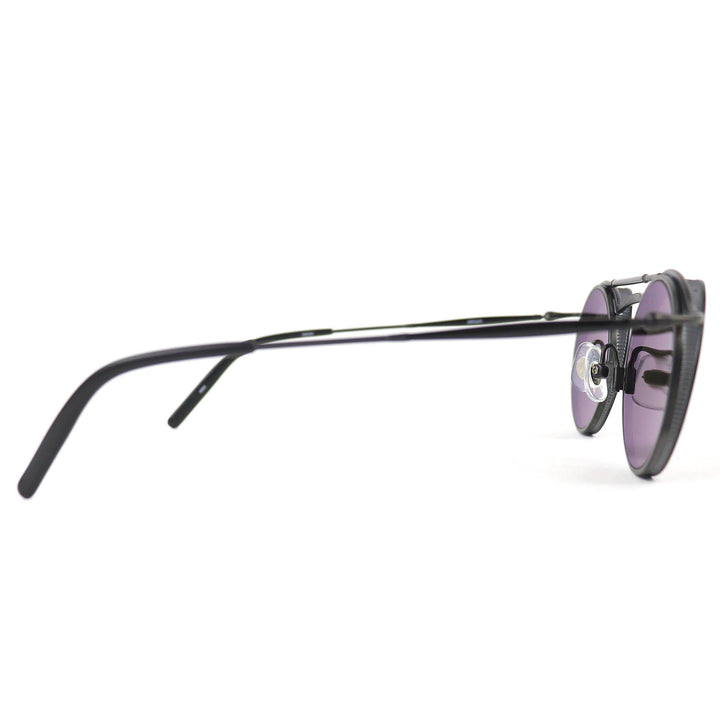 Excellent MATSUDA sunglasses Two Bridge Round Matt black mens 2903H