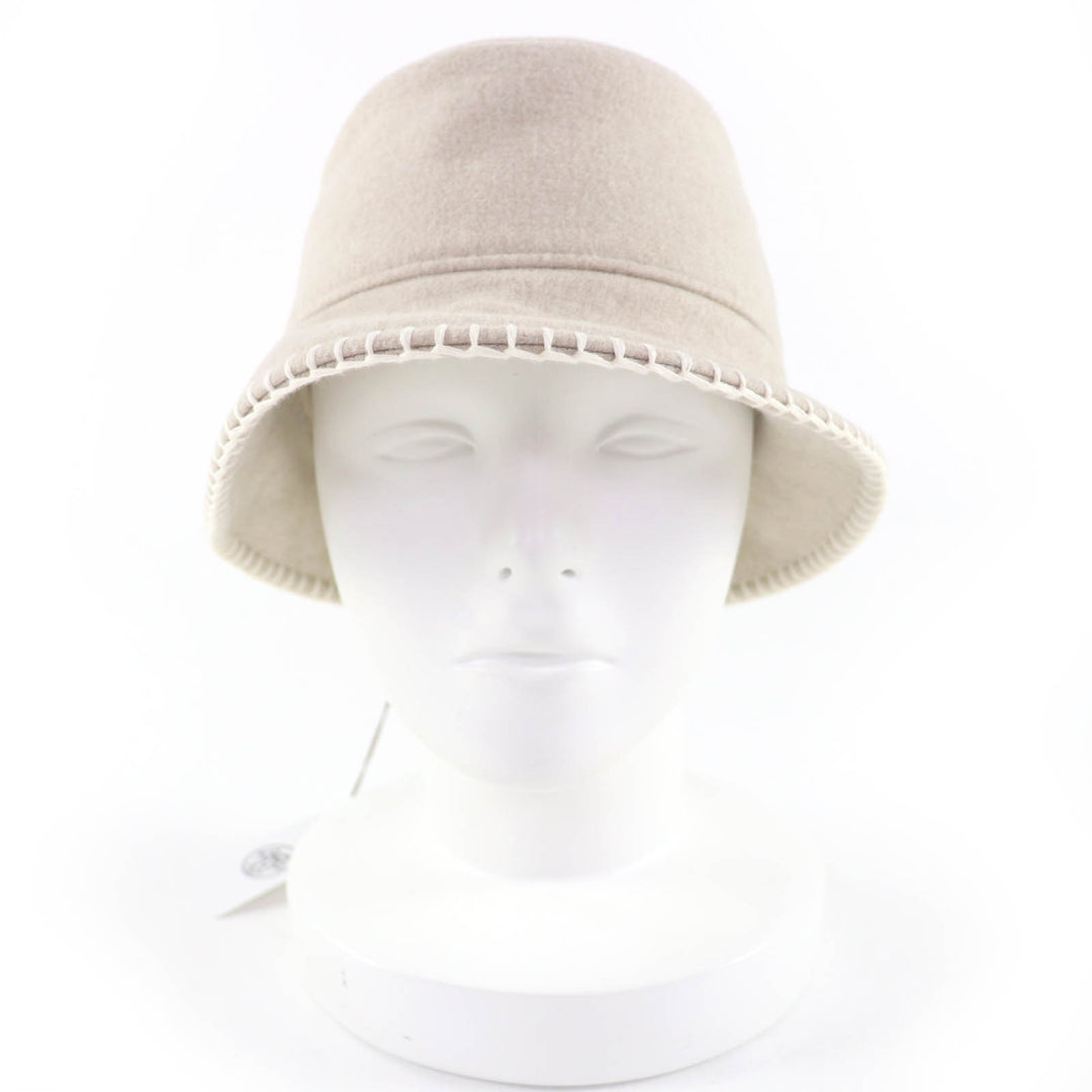 Pristine HERMES hat Harper Current product Avalon Stitch wool Women 57