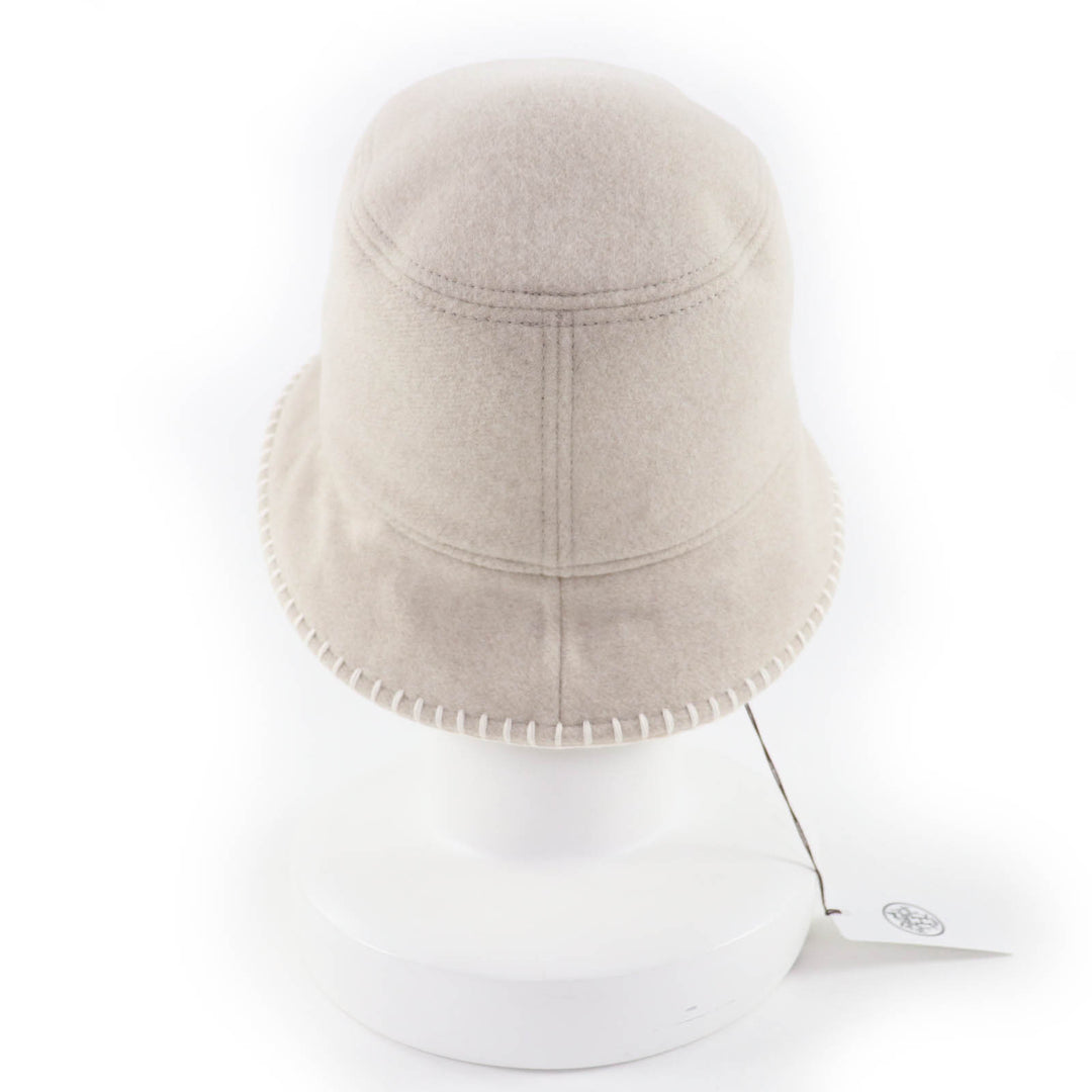 Pristine HERMES hat Harper Current product Avalon Stitch wool Women 57