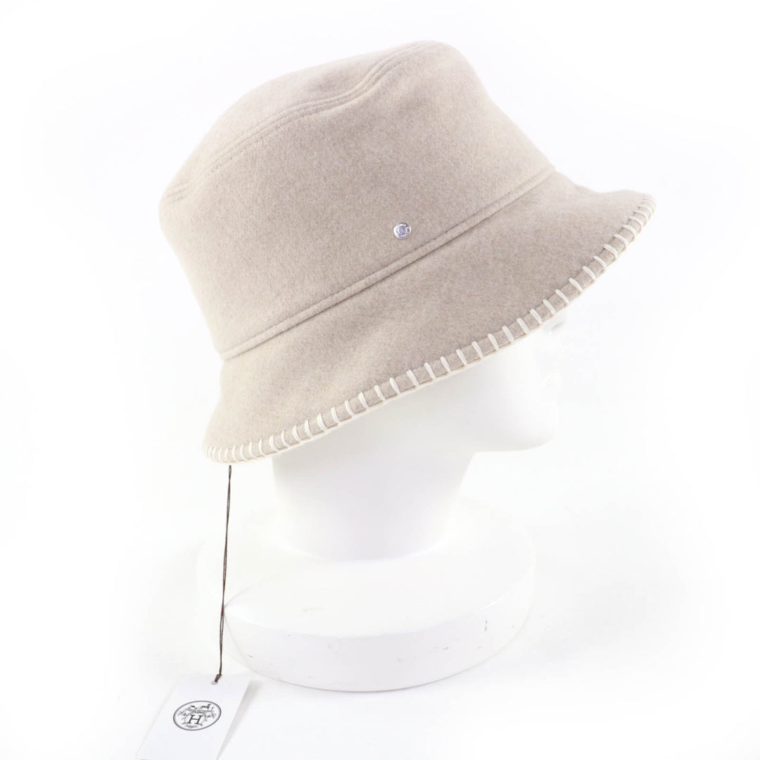 Pristine HERMES hat Harper Current product Avalon Stitch wool Women 57
