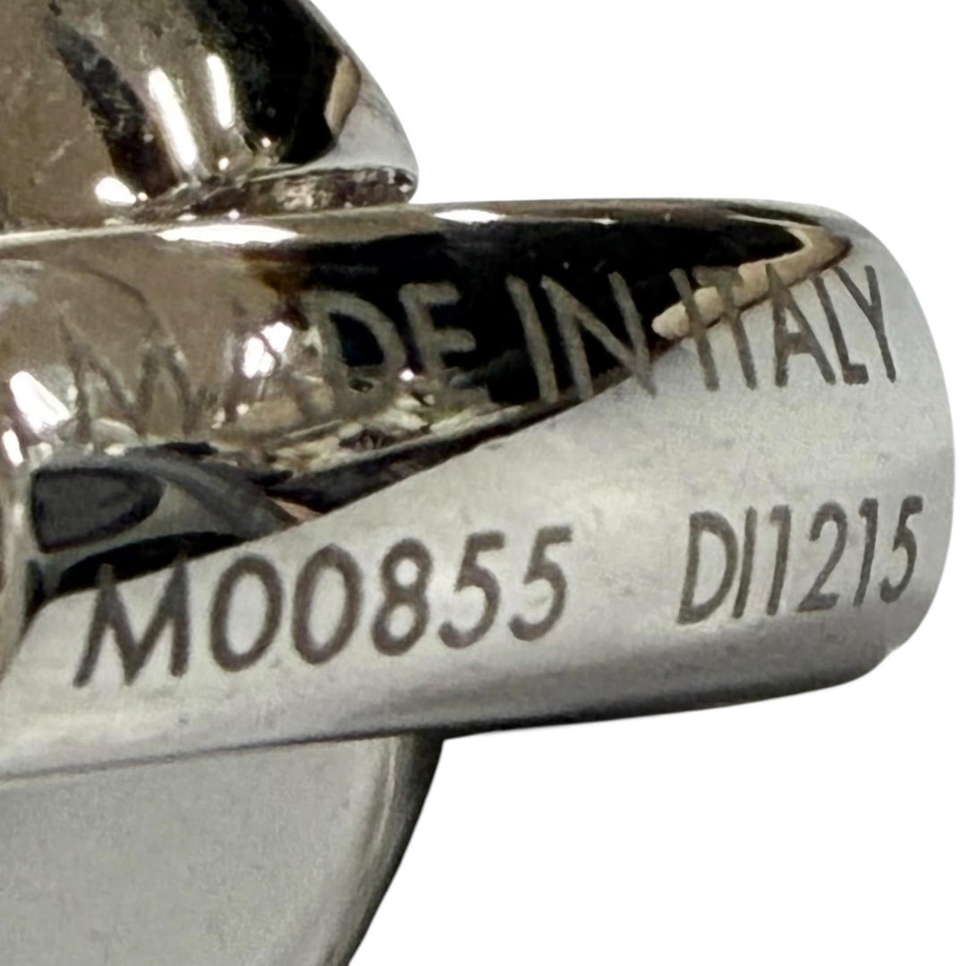 Excellent LOUIS VUITTON bracelet Monogram Chain Silver mens M M00855