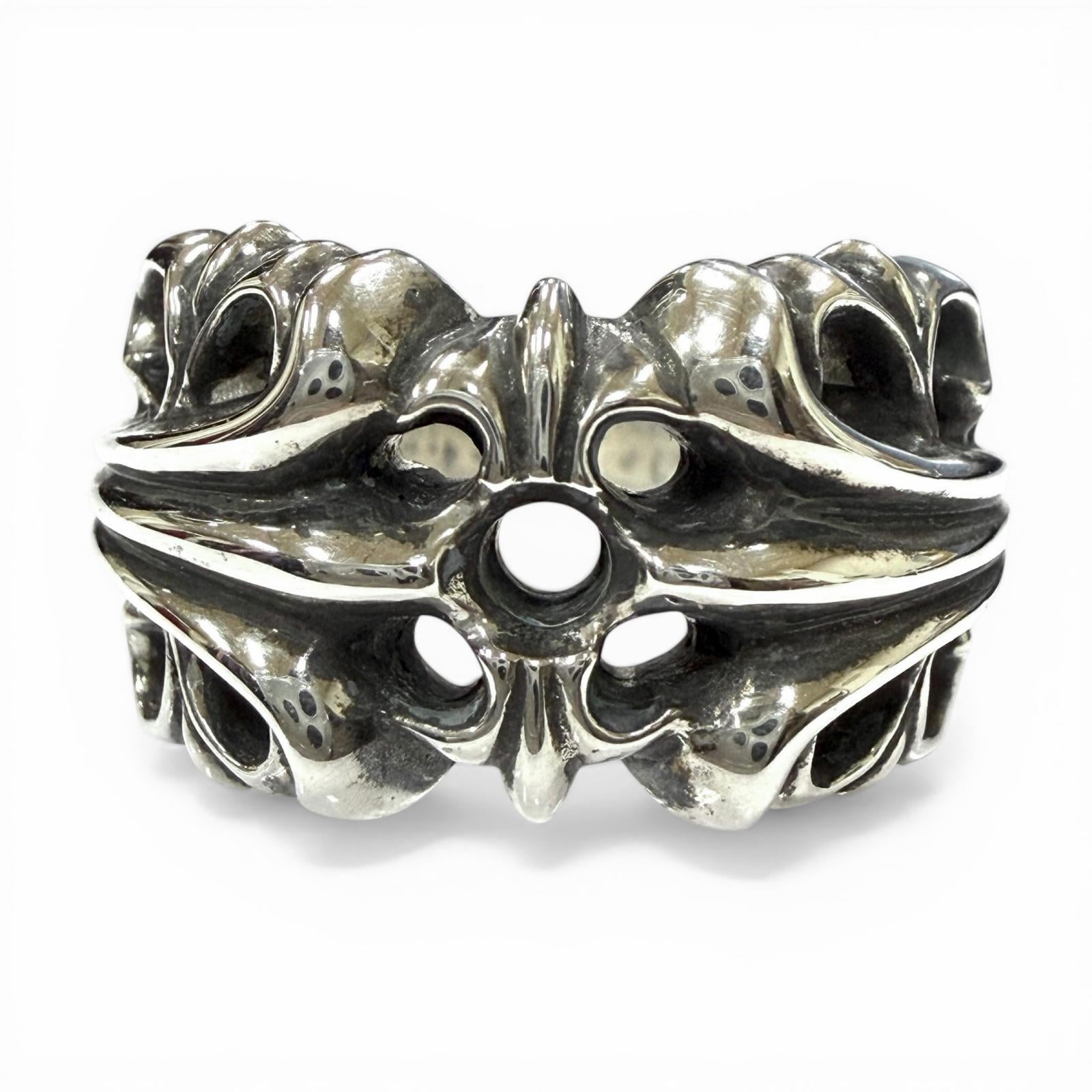 Excellent CHROME HEARTS Ring K&T Silver SV925 mens – caro-japan
