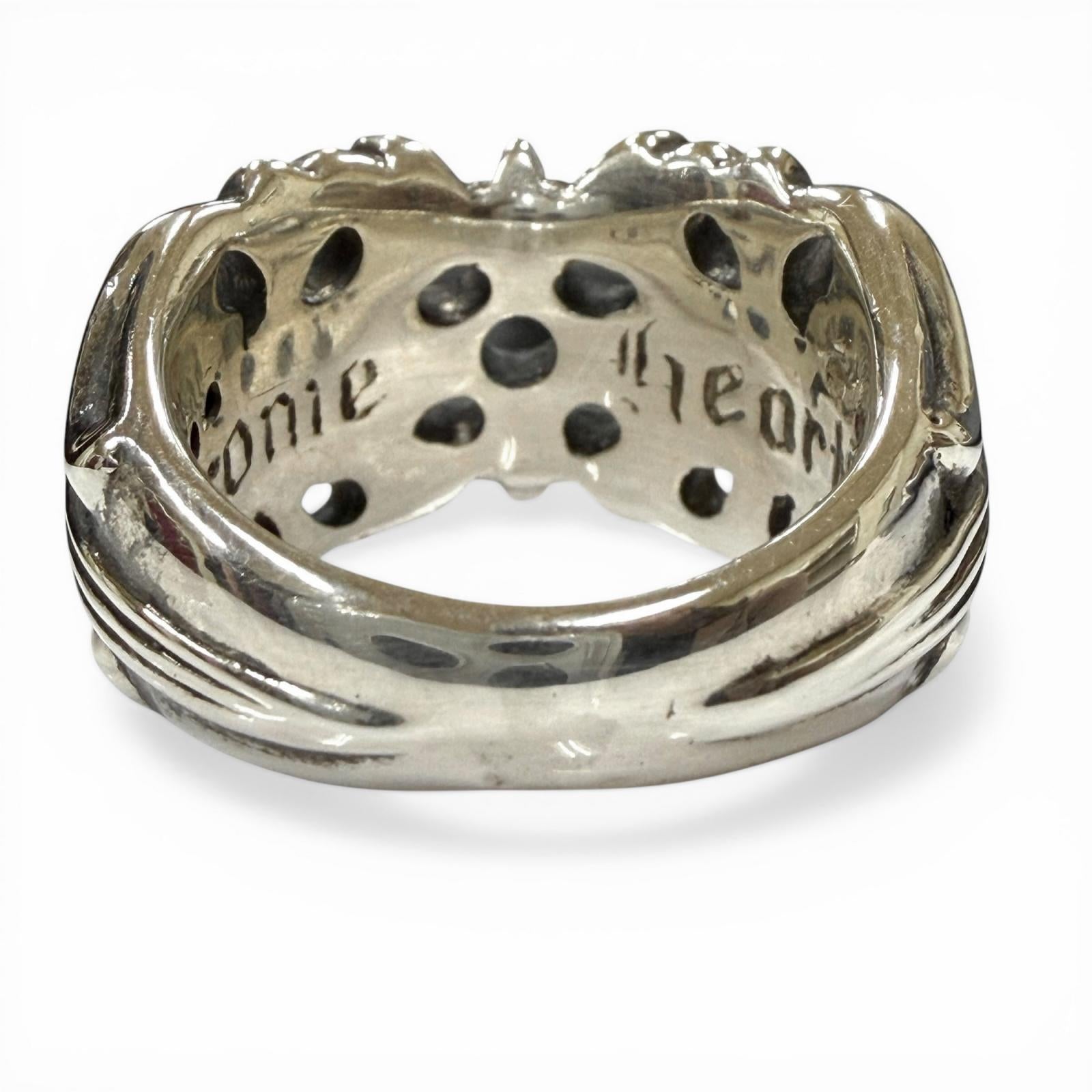 Excellent CHROME HEARTS Ring K&T Silver SV925 mens – caro-japan