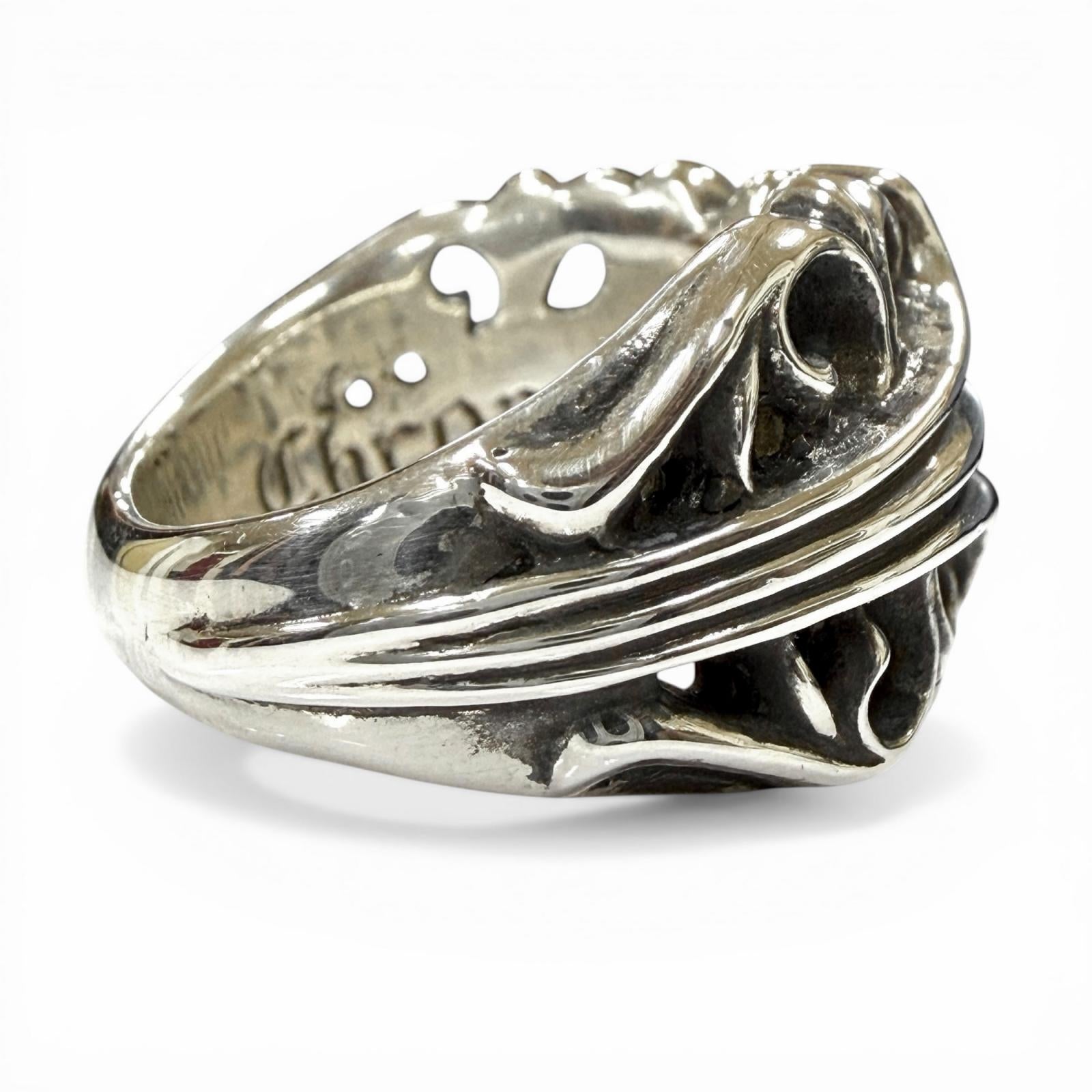 Excellent CHROME HEARTS Ring K&T Silver SV925 mens – caro-japan