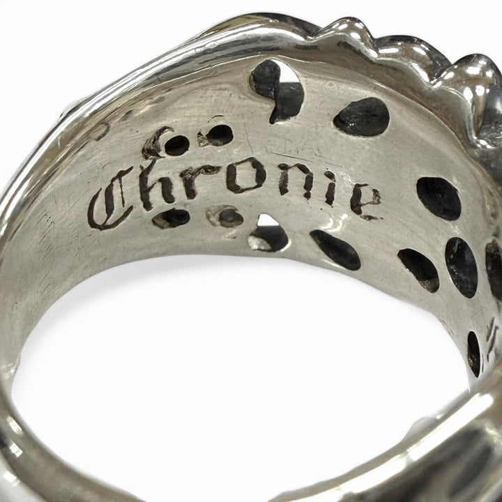 Excellent CHROME HEARTS Ring K&T Silver SV925 mens