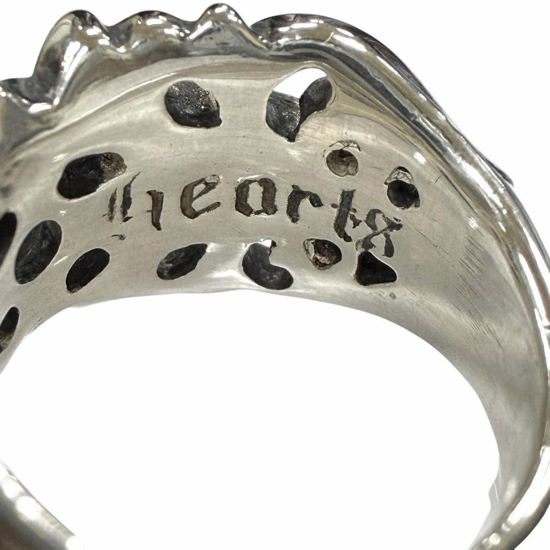 Excellent CHROME HEARTS Ring K&T Silver SV925 mens