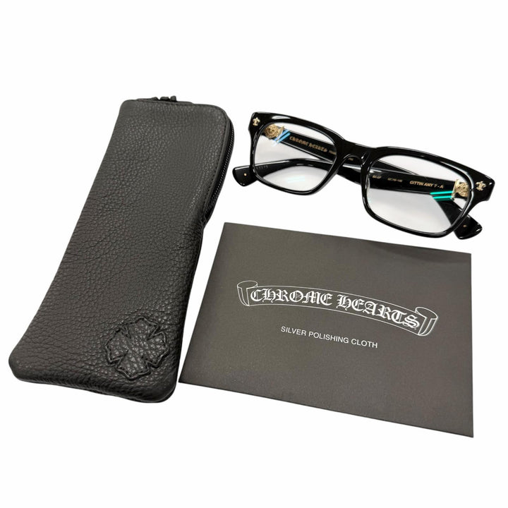 Great CHROME HEARTS Glasses GITTIN ANY?-A black mens