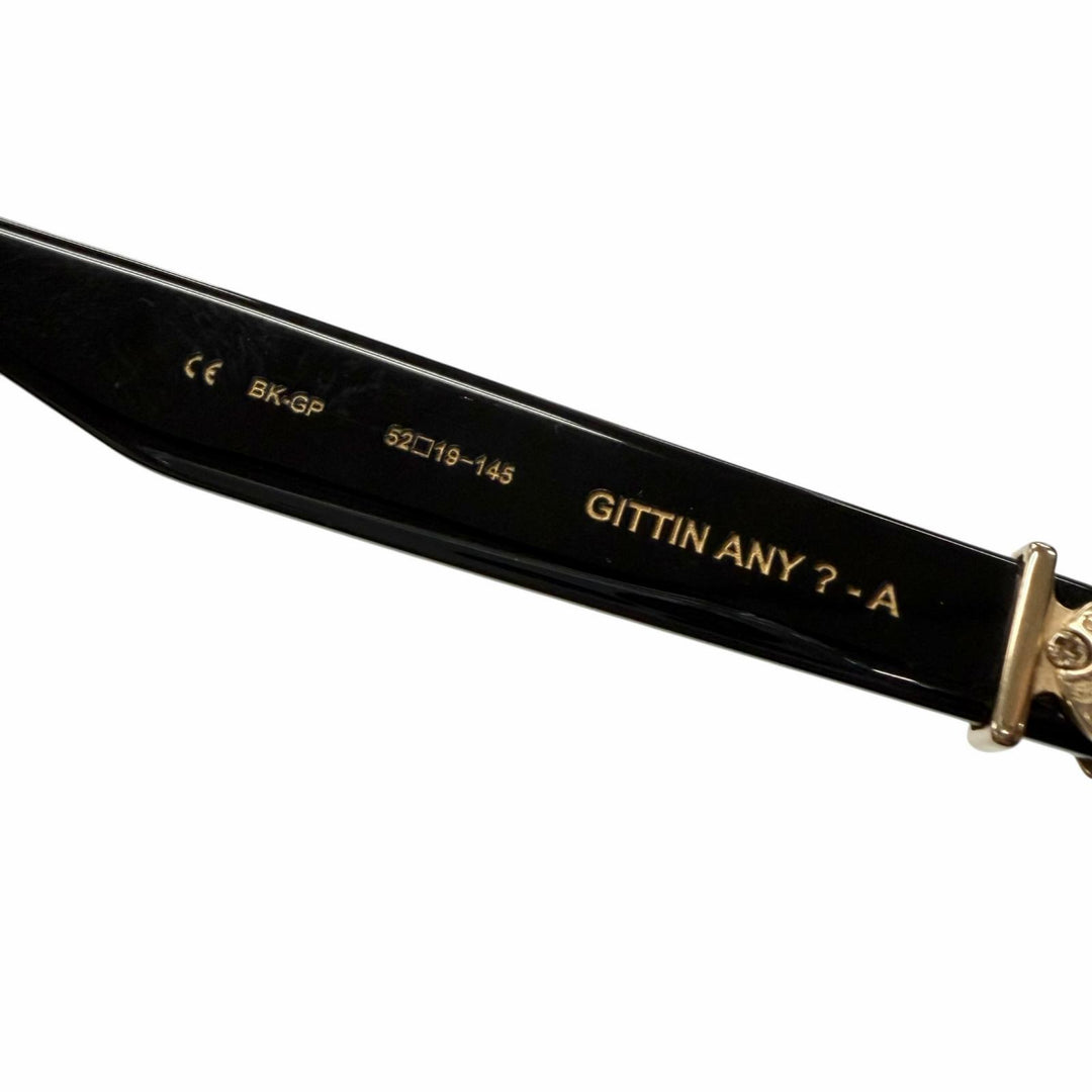 Great CHROME HEARTS Glasses GITTIN ANY?-A black mens
