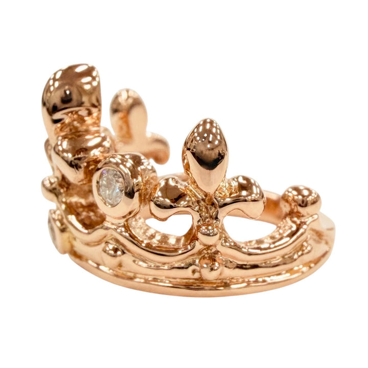 Excellent Royal Order Ring ring Tiara Ring Pink gold 18K Women GR55-D-PG