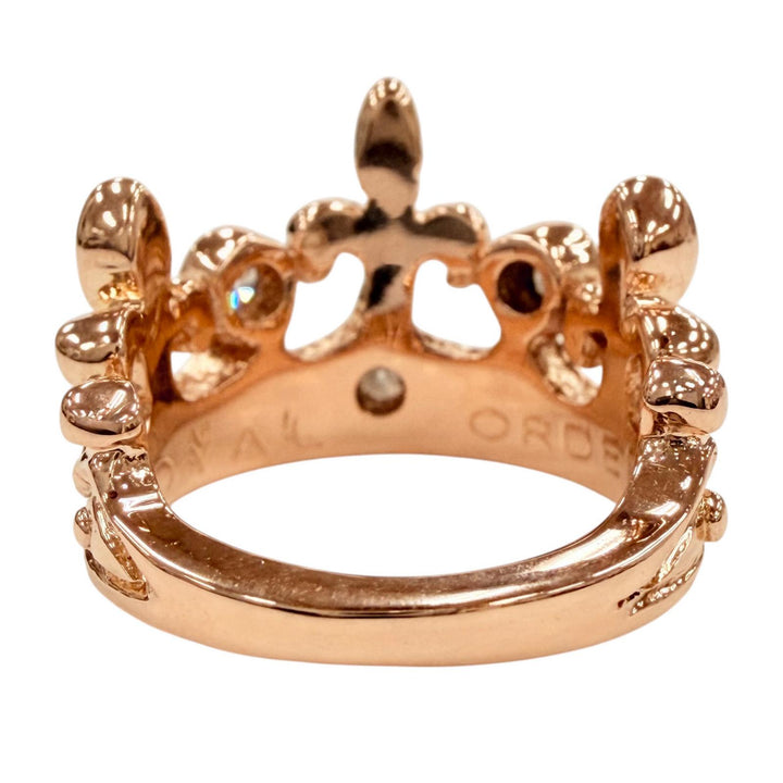 Excellent Royal Order Ring ring Tiara Ring Pink gold 18K Women GR55-D-PG