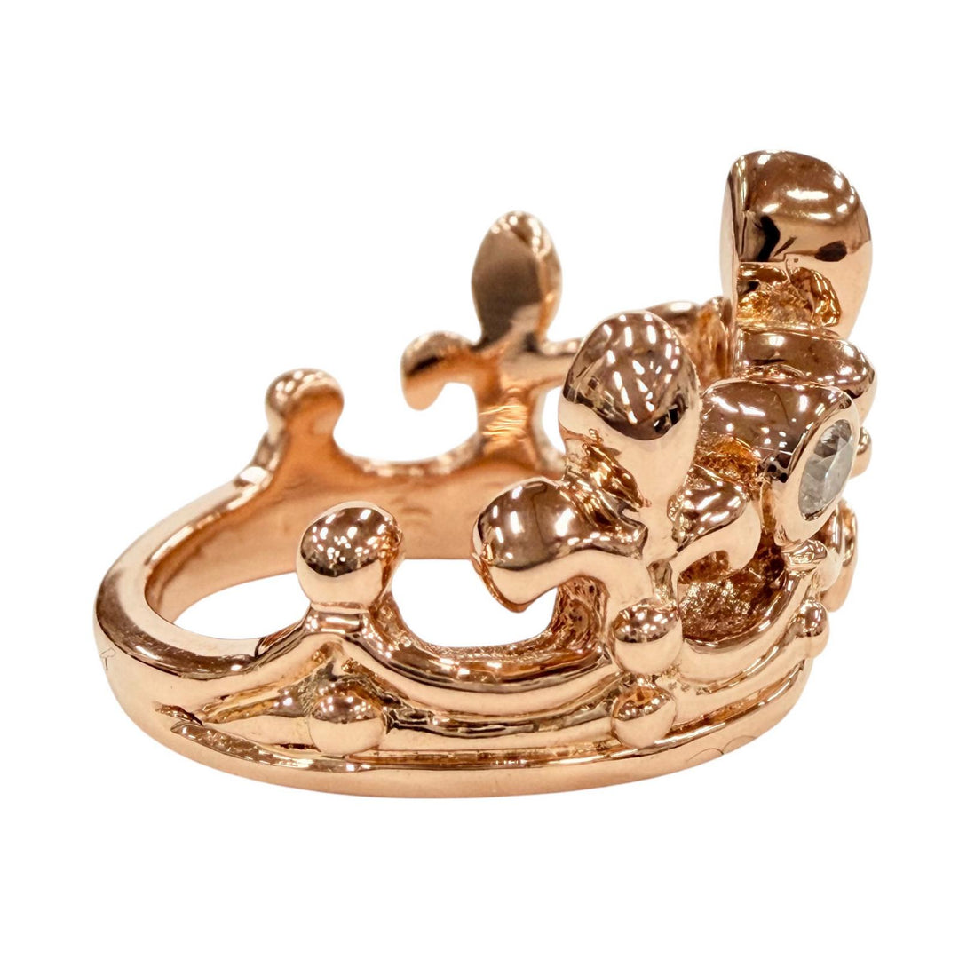Excellent Royal Order Ring ring Tiara Ring Pink gold 18K Women GR55-D-PG