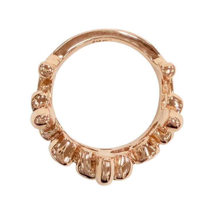 Excellent Royal Order Ring ring Tiara Ring Pink gold 18K Women GR55-D-PG