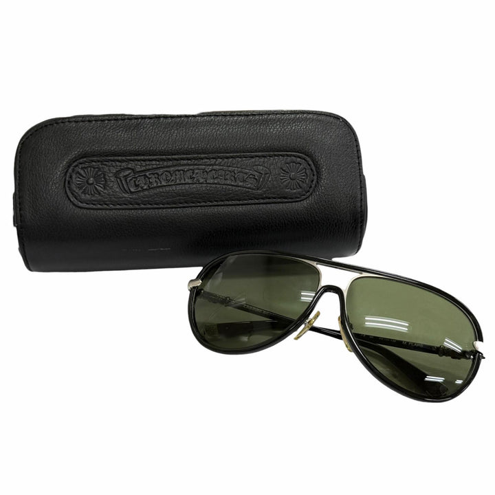 Very Good CHROME HEARTS sunglasses M.FLAPS teardrop black 925 mens