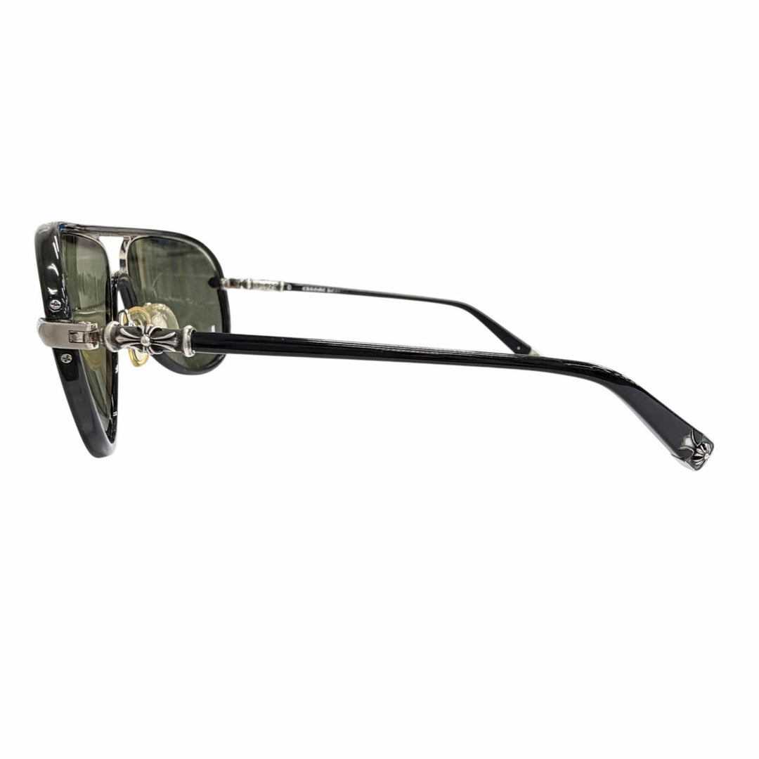 Very Good CHROME HEARTS sunglasses M.FLAPS teardrop black 925 mens