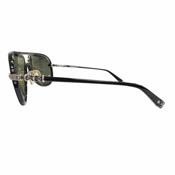 Very Good CHROME HEARTS sunglasses M.FLAPS teardrop black 925 mens