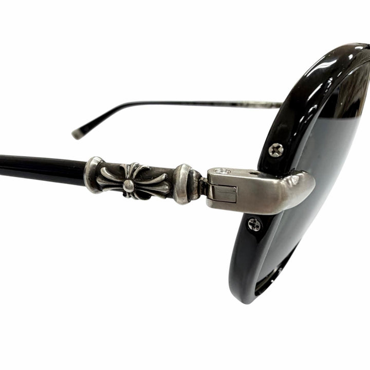 Very Good CHROME HEARTS sunglasses M.FLAPS teardrop black 925 mens