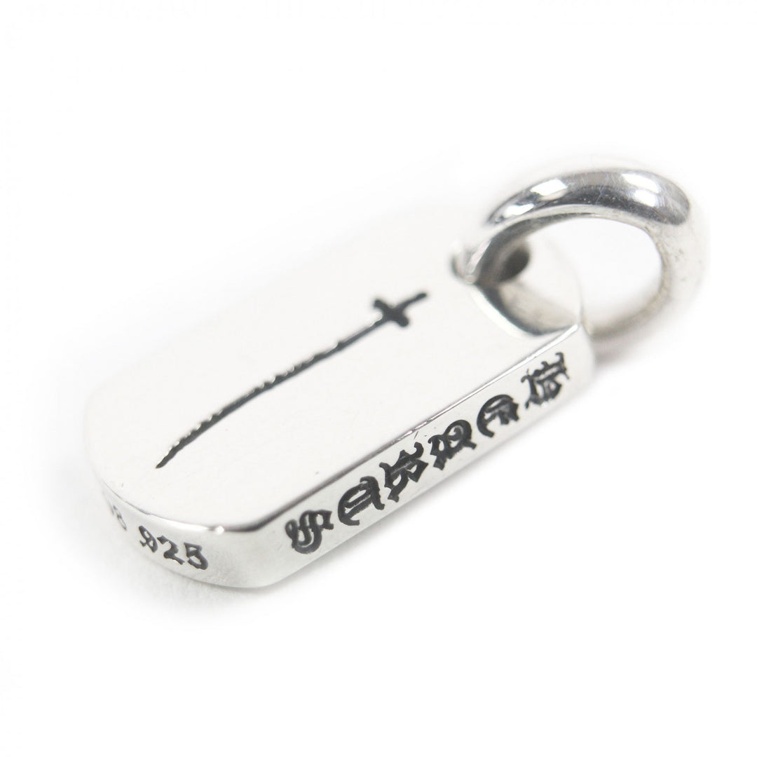 Great CHROME HEARTS Pendant top D/T TNY RS CRS Tiny Dog Tag