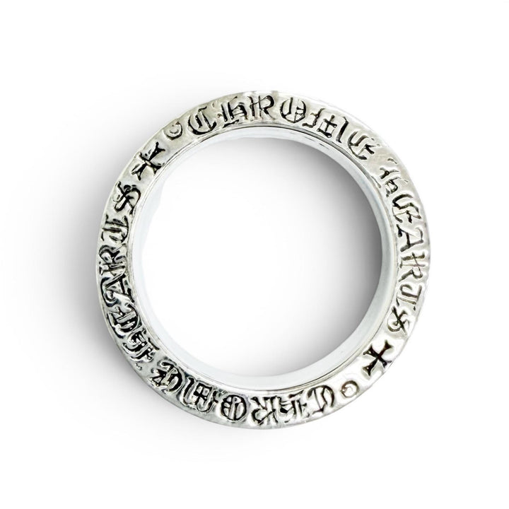 Excellent CHROME HEARTS Ring ring SPACER PLN 0.2"" Spacer Plane Silver 925 mens