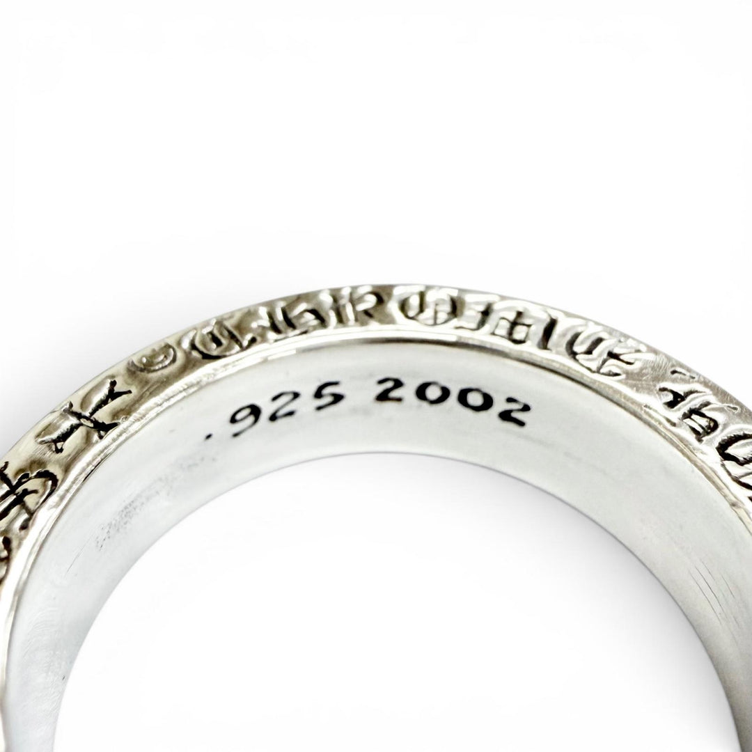 Excellent CHROME HEARTS Ring ring SPACER PLN 0.2"" Spacer Plane Silver 925 mens