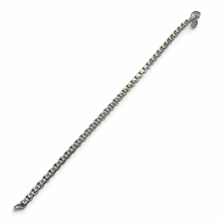 Excellent TIFFANY&Co. bracelet Venetian Chain Silver 925 mens