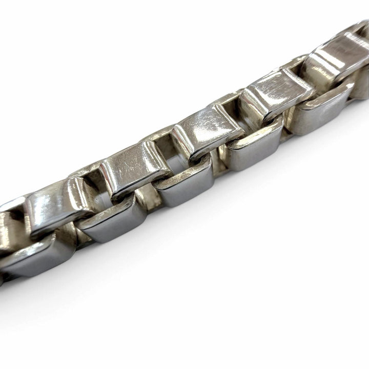 Excellent TIFFANY&Co. bracelet Venetian Chain Silver 925 mens