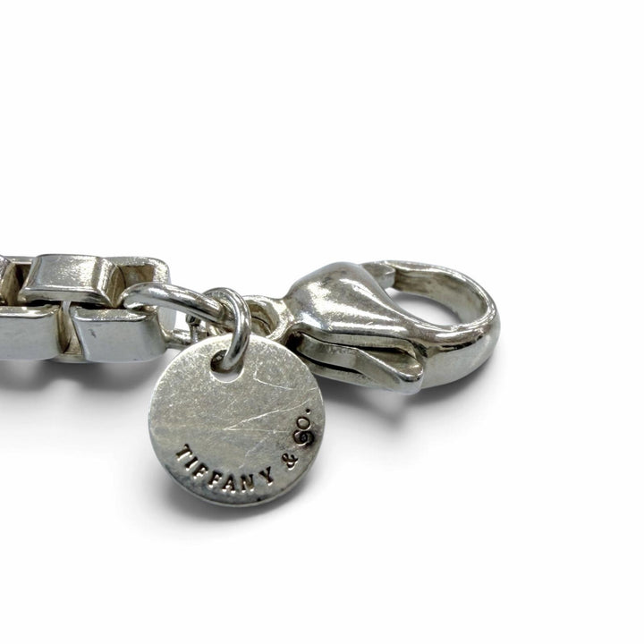 Excellent TIFFANY&Co. bracelet Venetian Chain Silver 925 mens