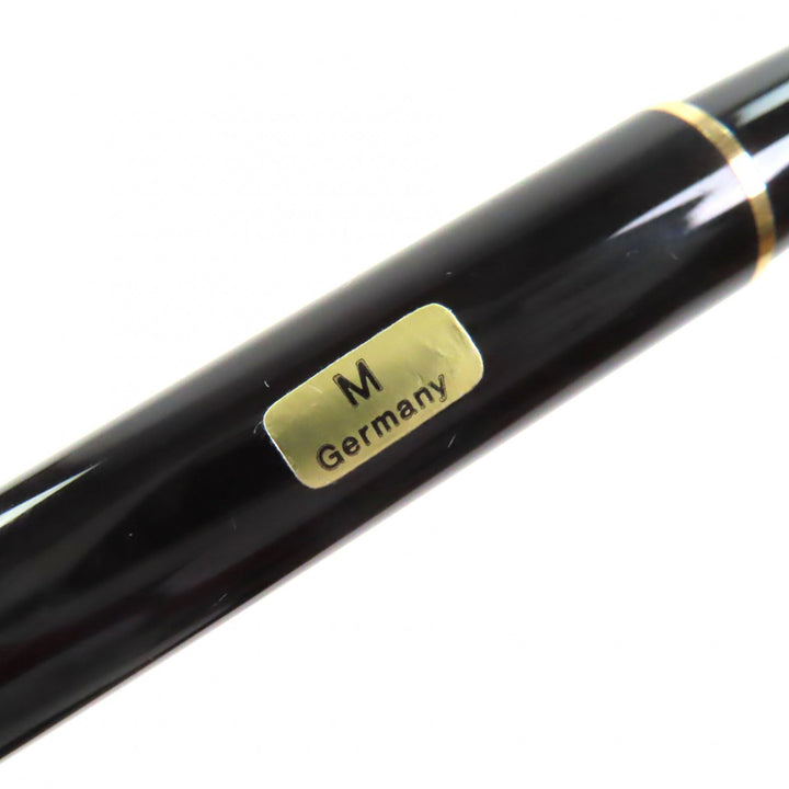 Very Good MONTBLANC fountain pen Meisterstück Classic white star black 14K mens
