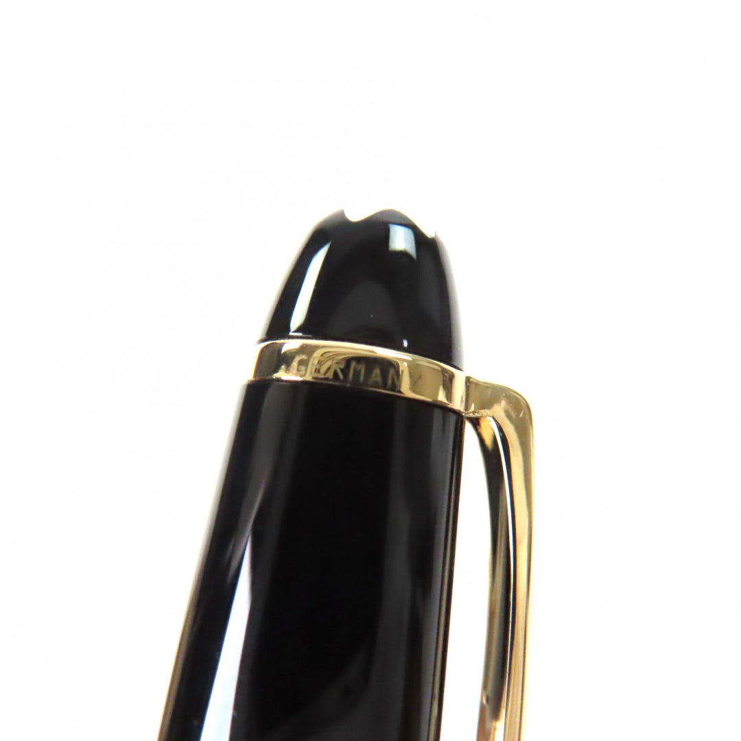 Very Good MONTBLANC fountain pen Meisterstück Classic white star black 14K mens