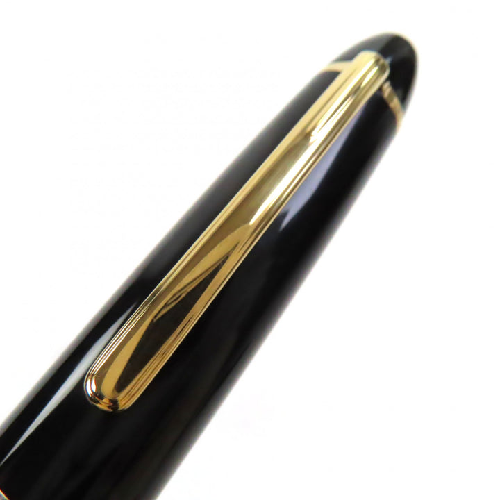 Very Good MONTBLANC fountain pen Meisterstück 147 Traveler Black gold 14K mens