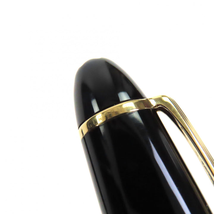 Very Good MONTBLANC fountain pen Meisterstück 147 Traveler Black gold 14K mens