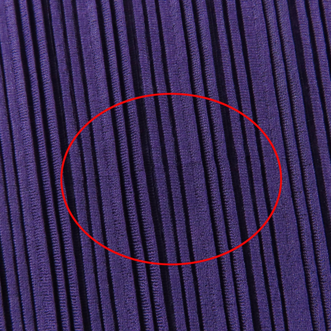 PLEATS PLEASE ワンピース 長袖 パープル レディース 3 PP53-FT362