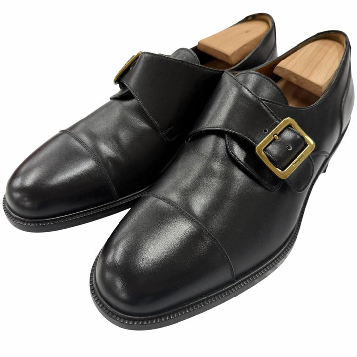 Excellent Salvatore Ferragamo Dress shoes Cap-toe single monk strap
