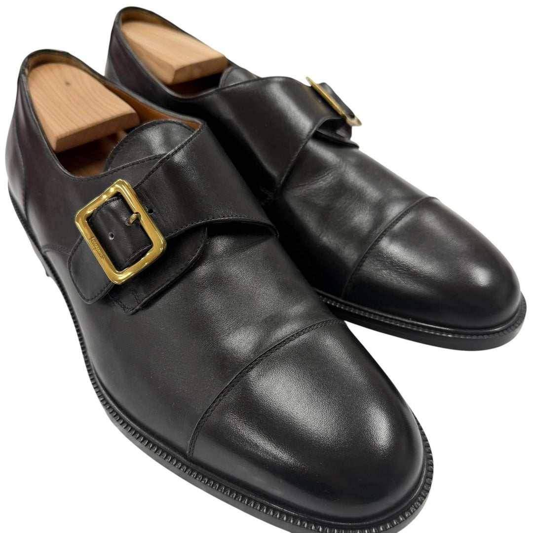 Excellent Salvatore Ferragamo Dress shoes Cap-toe single monk strap