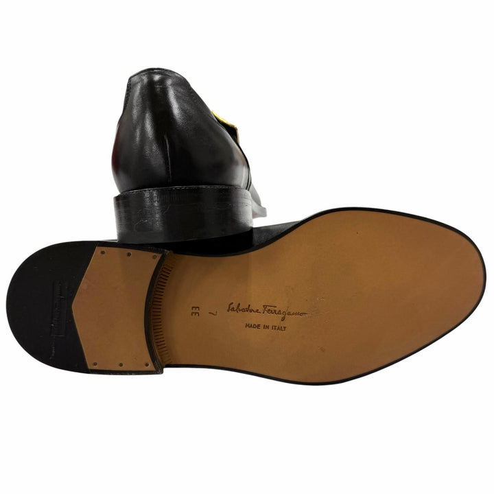 Excellent Salvatore Ferragamo Dress shoes Cap-toe single monk strap