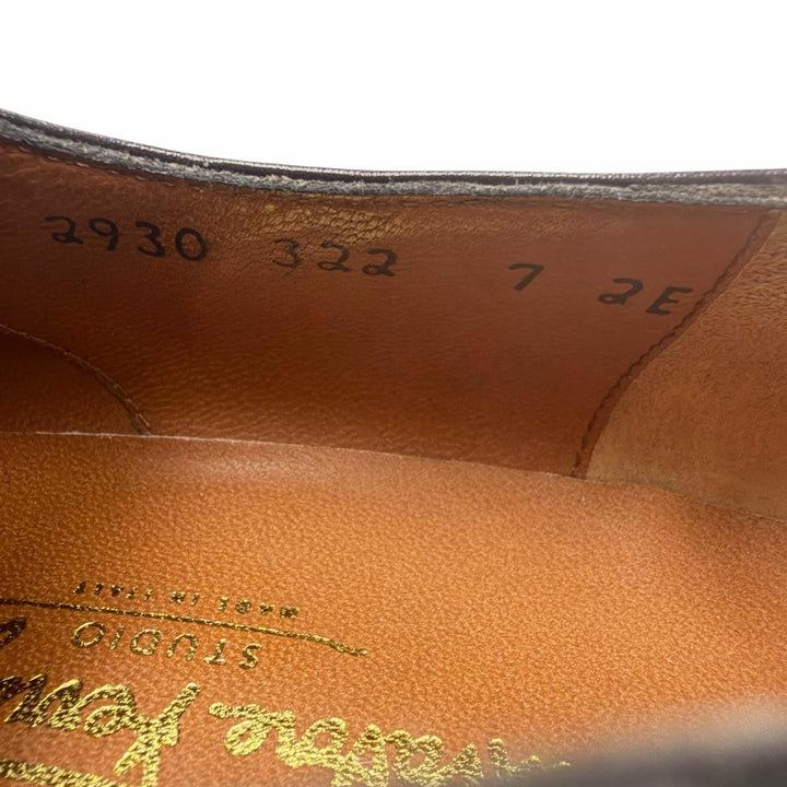 Excellent Salvatore Ferragamo Dress shoes Cap-toe single monk strap