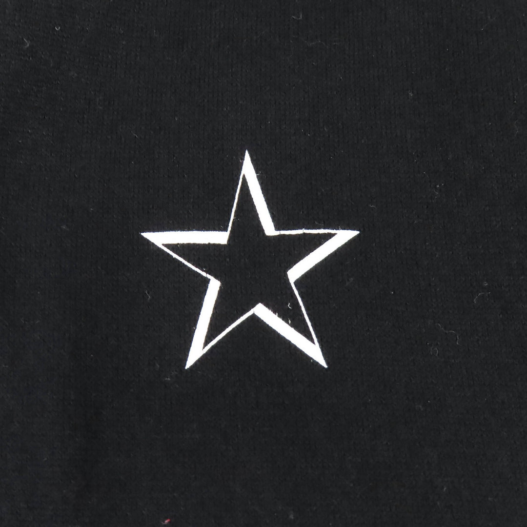 Discounted Great VALENTINO hoodie VLTN logo zip up black cotton mens S TV3MF10W63B