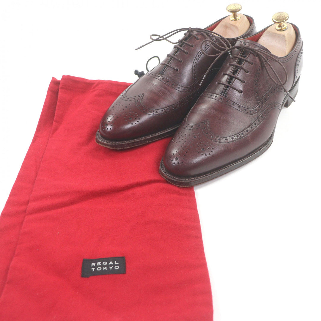 Great REGAL TOKYO Dress shoes Full brogue wingtip lace-up Bordeaux leather mens